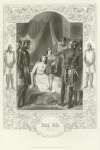 Koning Jan, Act III, Scene I door Joseph Kenny Meadows
